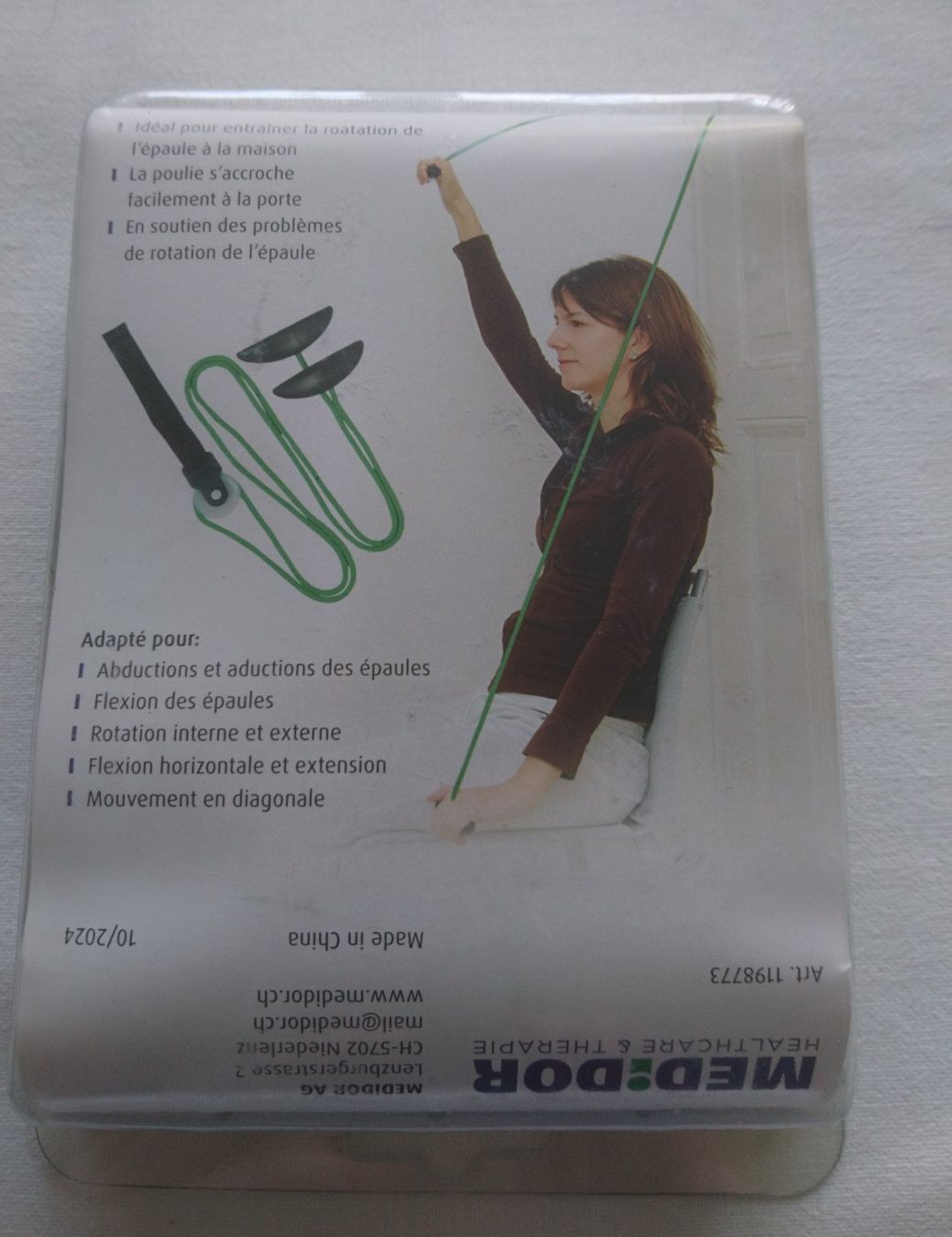 Hometrainer: Schulter Seilzugset, Medidor, neu – Nuovo e nell'imballaggio originale da Schüpfen venduto da ardiphne 2