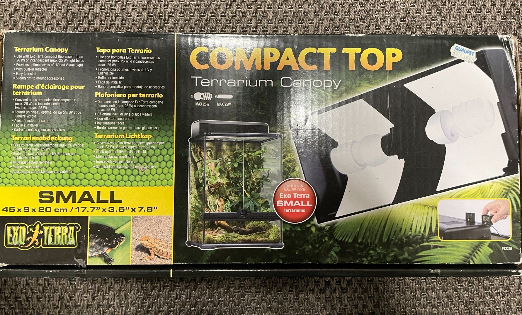 Exo terra Terrario: Exo Terra Compact Top Terrarium Beleuchtung – Usato da Wädenswil venduto da TristanBrandle 1