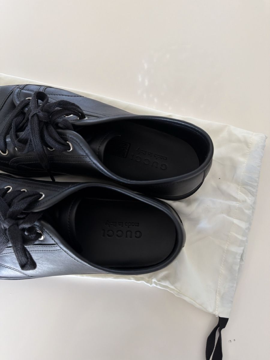 Gucci Scarpe da uomo: Gucci Sneaker schwarz aus Leder – Usato da Wetzikon ZH venduto da Alioc66 3