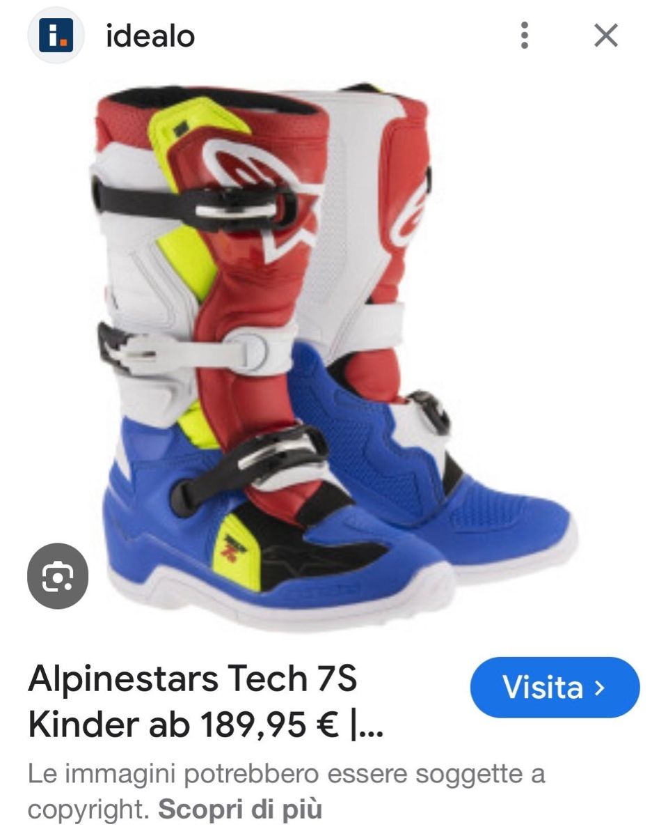 Alpinestars Schuhe für Jungen: Alpinestars Tech 7S Bottes Moto Cross 35,5 – Gebraucht aus Sion von v24_6zkp 4