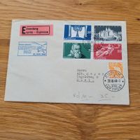 Luftpost Brief 1948 Zürich Biel Express