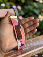 Handgemachte Schlüsselanhänger | Stoff-Armband | Neu!