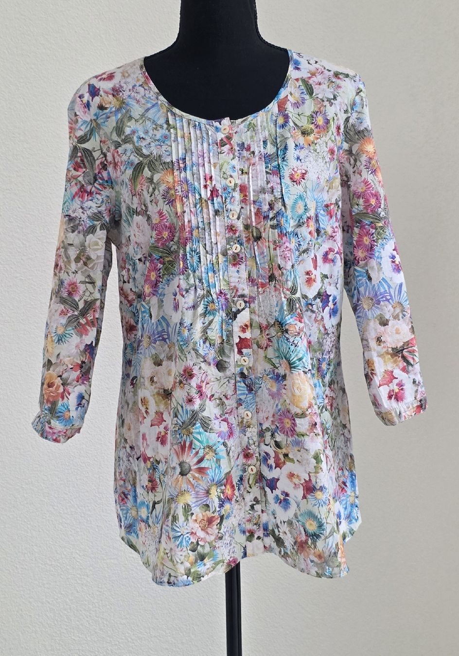 Gerry Weber Chemisiers: Gerry Weber Bluse Blumenmuster Grösse M – Neuf (Voir description) à Rheinsulz par Gilea