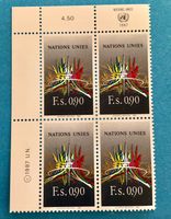 4 er Block Nations Unies ungestempelt  Siehe Original Fotos 