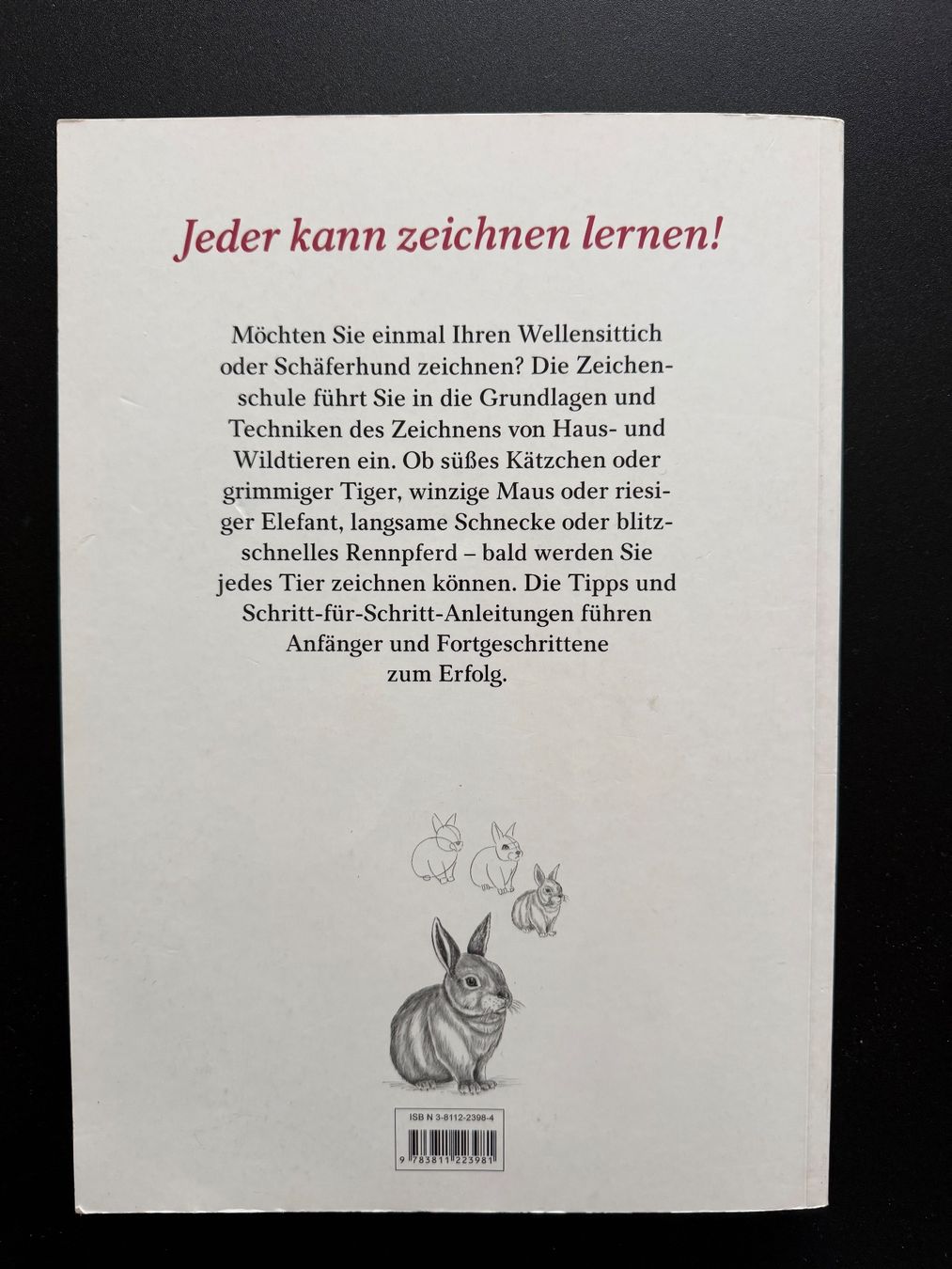 Libri: Die grosse Zeichenschule Tiere – Usato da Kloten venduto da canela9 2