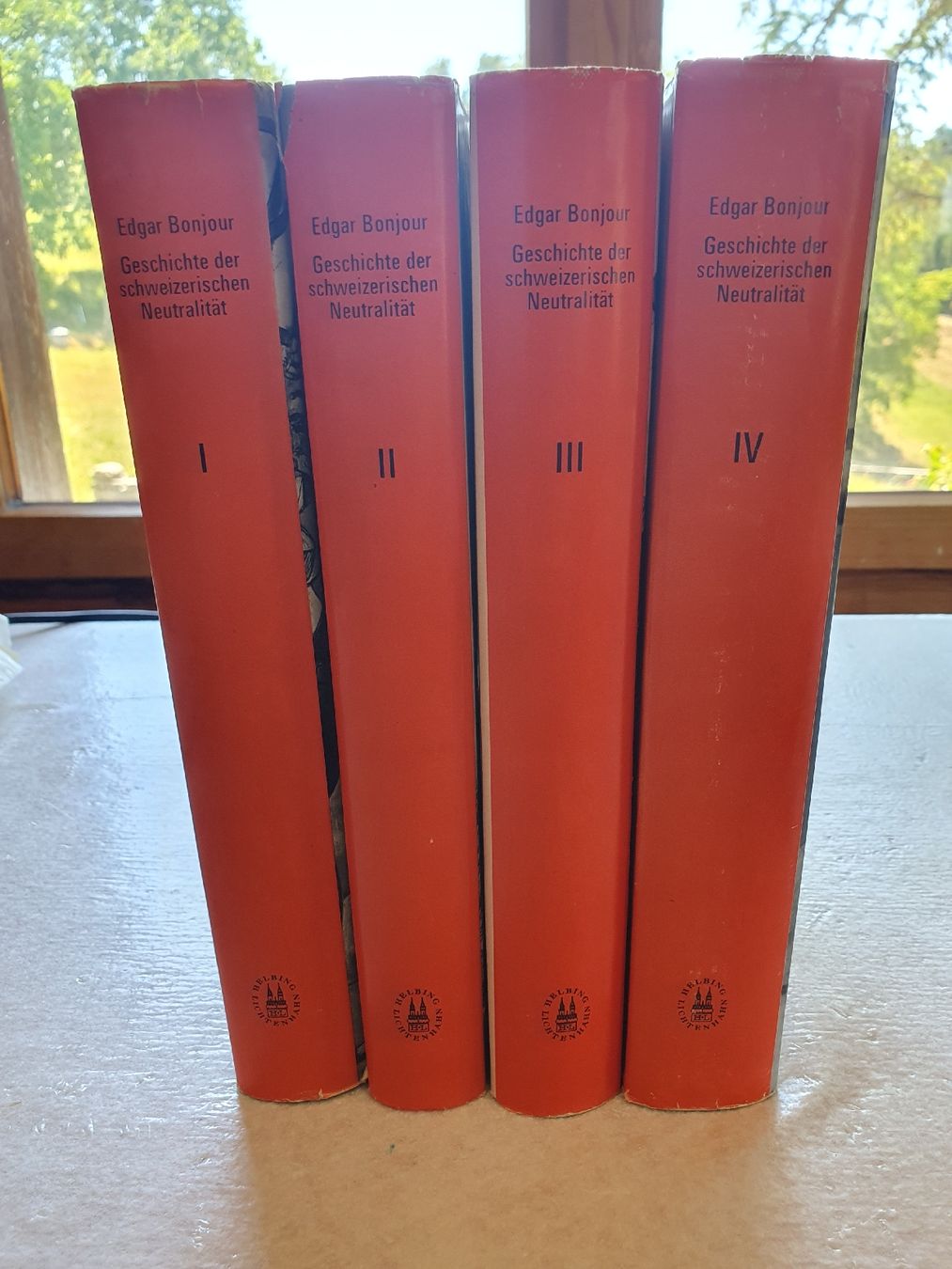 Libri: Geschichte der schweizerischen Neutralität 4 Bde - Edgar Bon – Usato da Rüedisbach venduto da hanaku