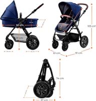 Kinderkraft XMOOV 3-in-1 Kombi-Kinderwagen – Top Zustand!