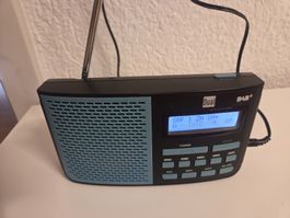 DAB+ Radio Dual DAB 4.1 BS schwarz hell blau guter Zustand