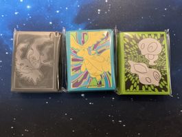 Pokémon, 3 paquets de sleeves non déballées et neuves 