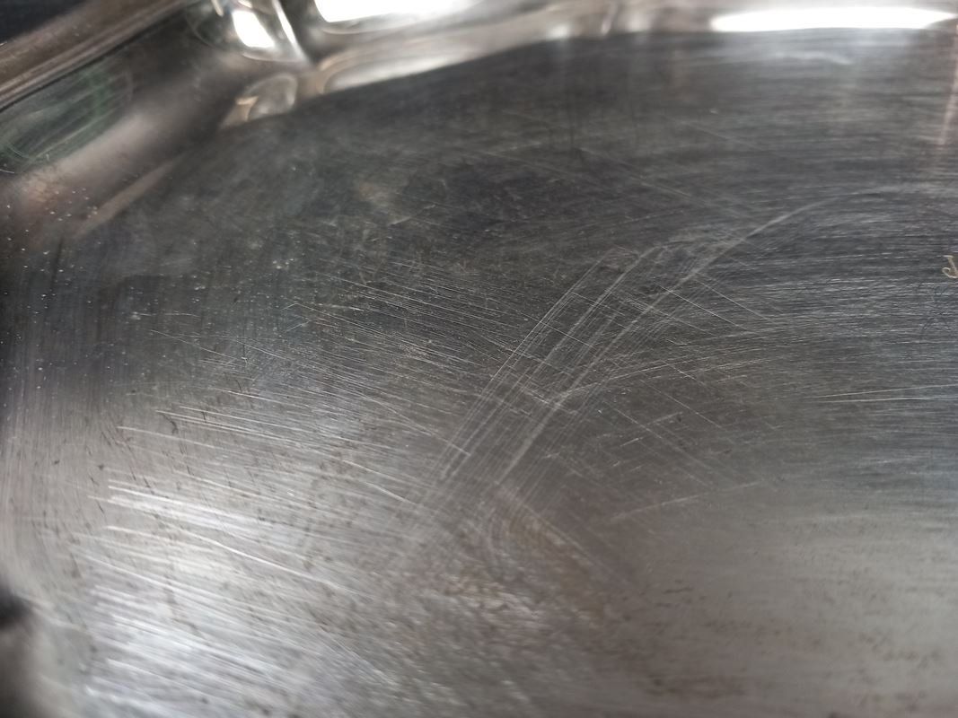 Plateaux: Tablett versilbert 35cm – D'occasion à Hünenberg par Restwert_Zug 3