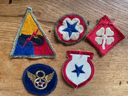 Lot de badges originaux US WW2