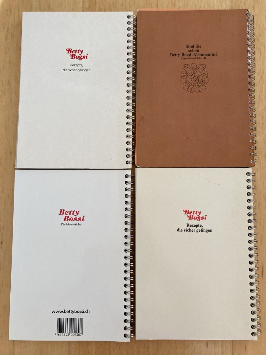 Libri: Betty Bossi 4 Kochbücher – Usato da Allschwil venduto da waldlachen 1