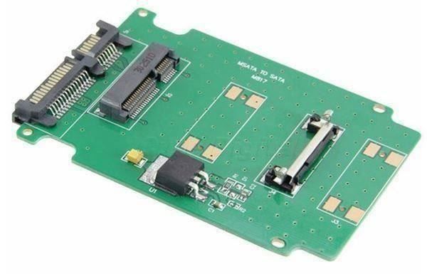 Unità & Adattatore: mSATA  50 mm  mini to 2.5" SATA Adapter – Nuovo e nell'imballaggio originale da Unterägeri venduto da RmOnline 3