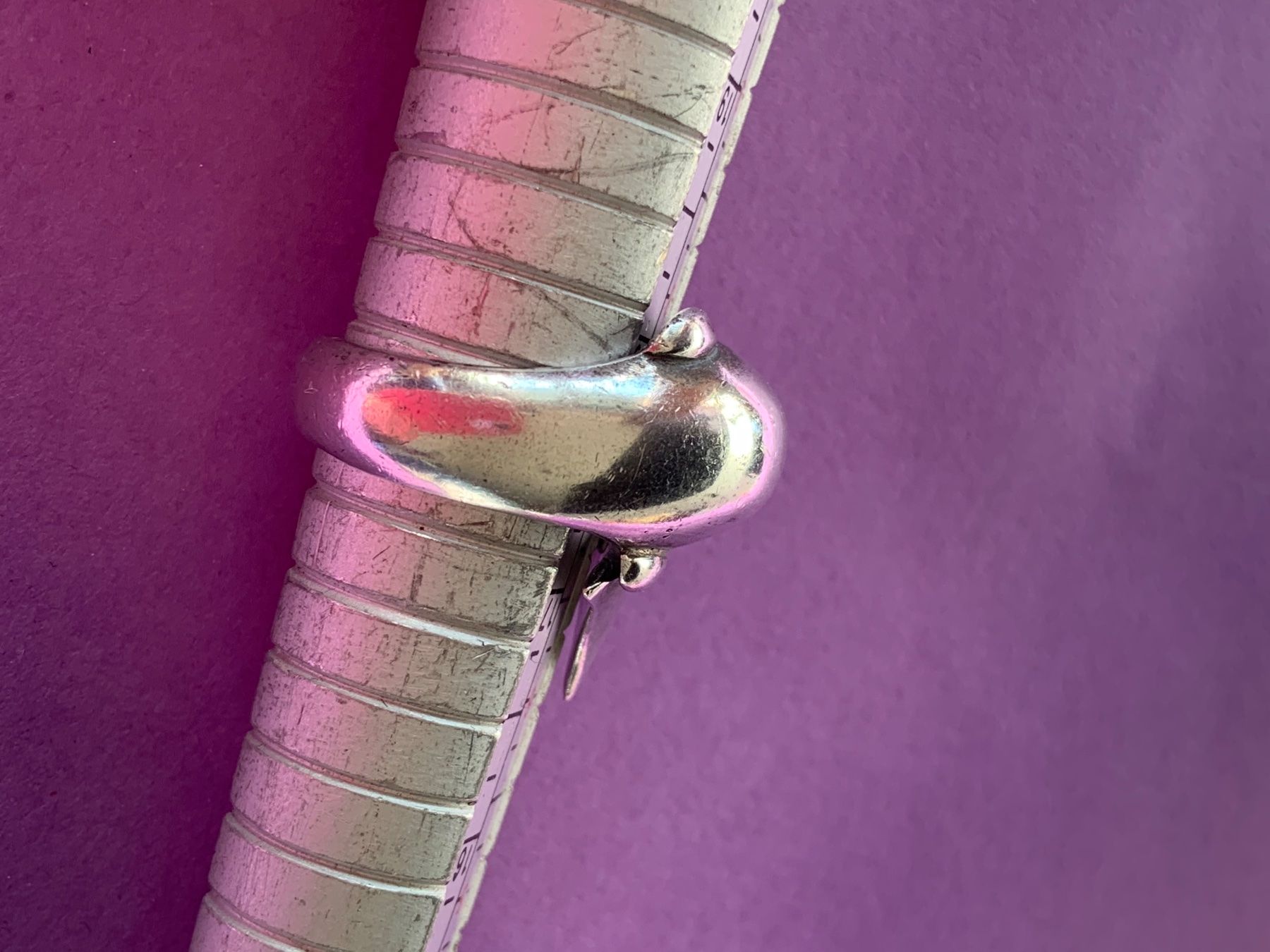 Ringe: Silberring DELPHIN umschlungen (55) – Gebraucht aus Dittingen von Bellevista 5