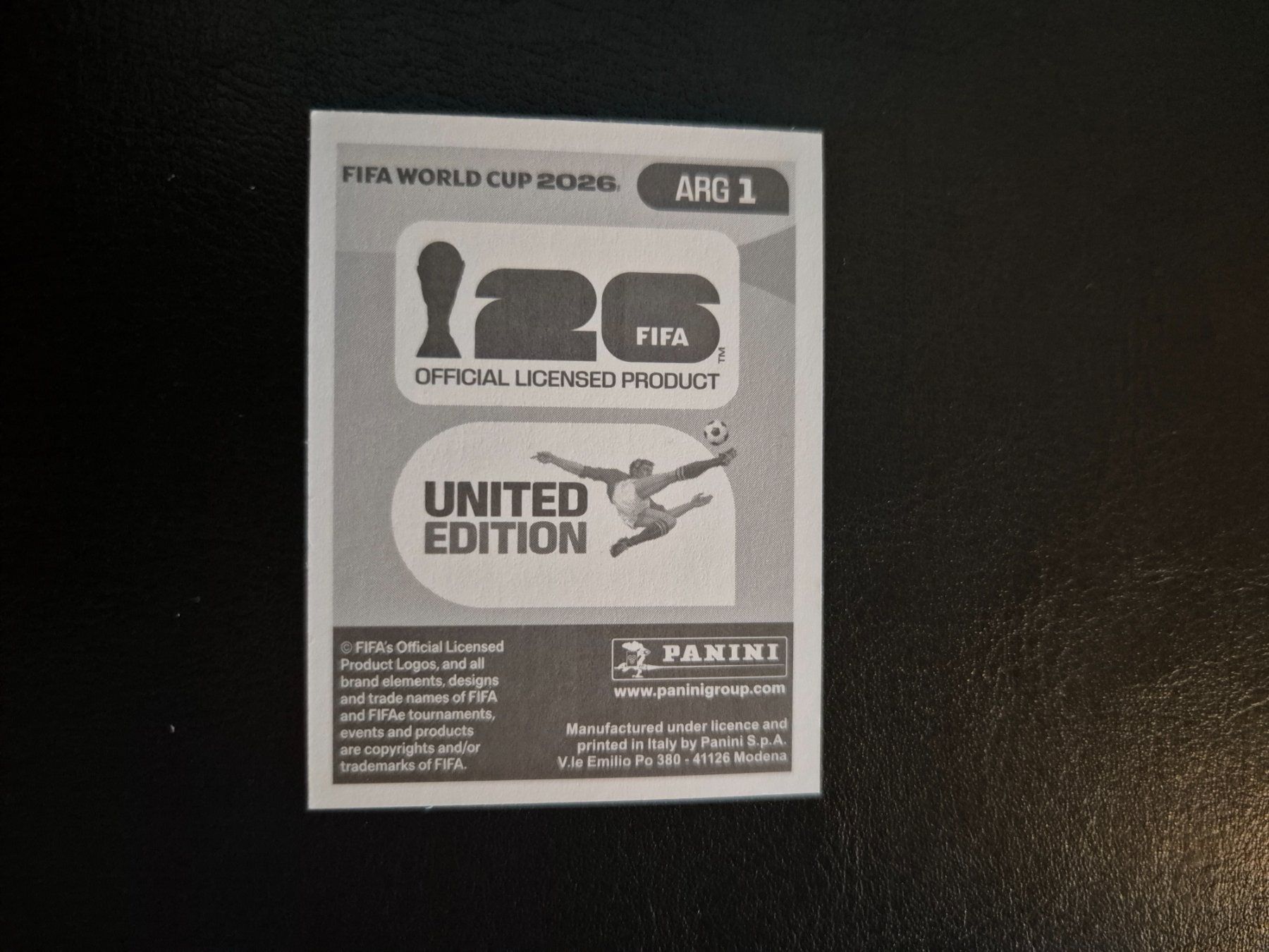 Panini Carte collezionabili: Panini WM 26 ARG 1 – Nuovo (secondo la descrizione) da Rorschacherberg venduto da AJ3108 1