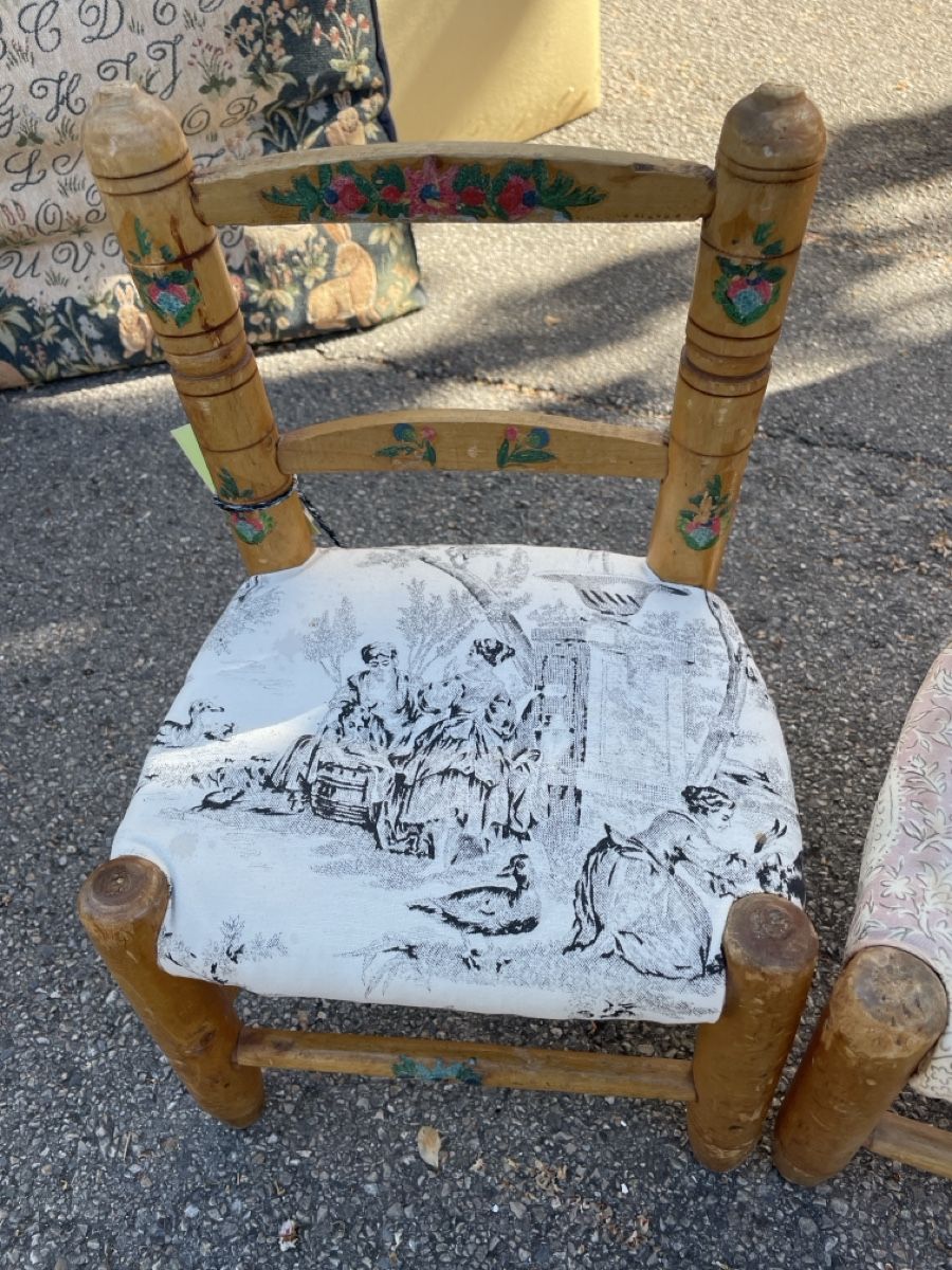 Bambole: 2 mini chaises anciennes pour poupées – Usato da Peney-le-Jorat venduto da gassendi12 2