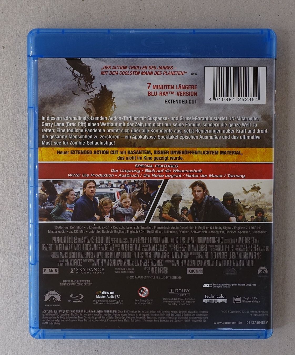 Alle DVDs: World War Z – Gebraucht aus Sessa von fraenklishop 1