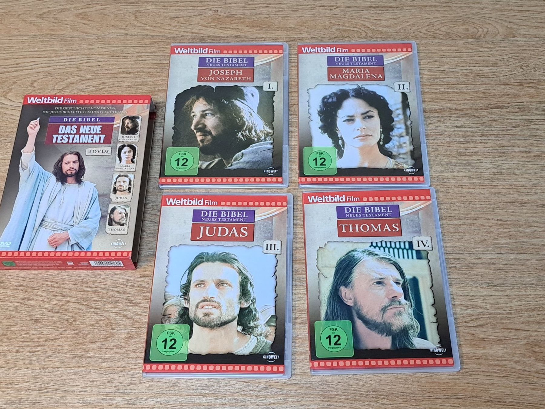 Tutti i DVDs: Die Bibel, Das neue Testament, Boxset mit 4 Discs – Nuovo (secondo la descrizione) da Unterseen venduto da Kanica 4