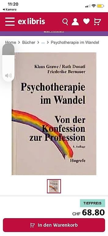 Bücher: Psychotherapie im Wandel – Gebraucht aus Ramlinsburg von pau_ddg6
