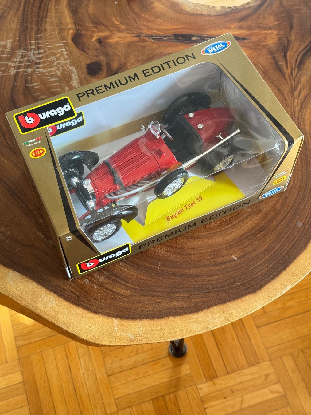 Bburago Modellini d'auto: Bburago Bugatti Type 59 - 1/18 Premium Edition – Nuovo e nell'imballaggio originale da Kleinandelfingen venduto da _Sebi 1
