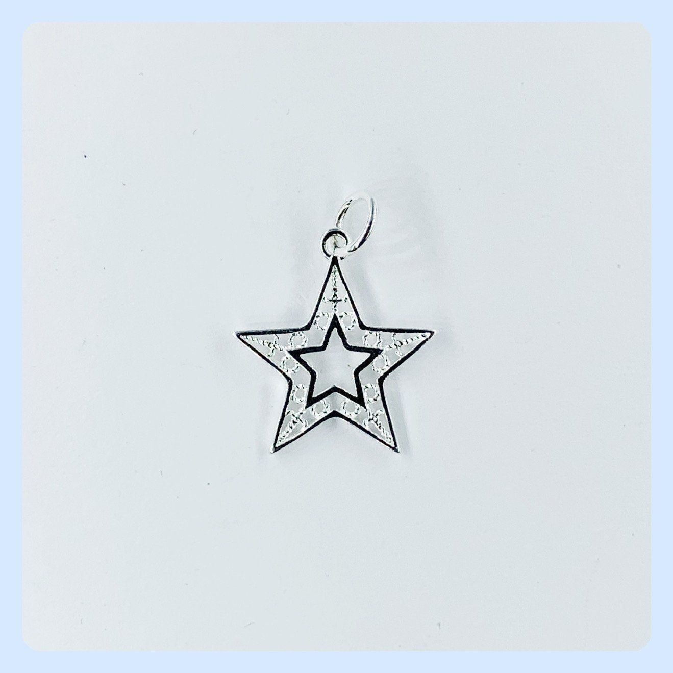 Sonstiger Schmuck: Anhänger Sterne 25mm + Silberkette 925 – Neu und originalverpackt aus Zürich von Mevas_Silber 2