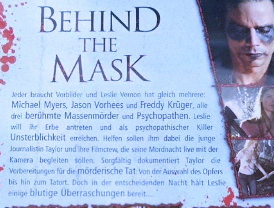 Tous les DVDs: Behind The Mask – D'occasion à Köniz par Movieportal007 1
