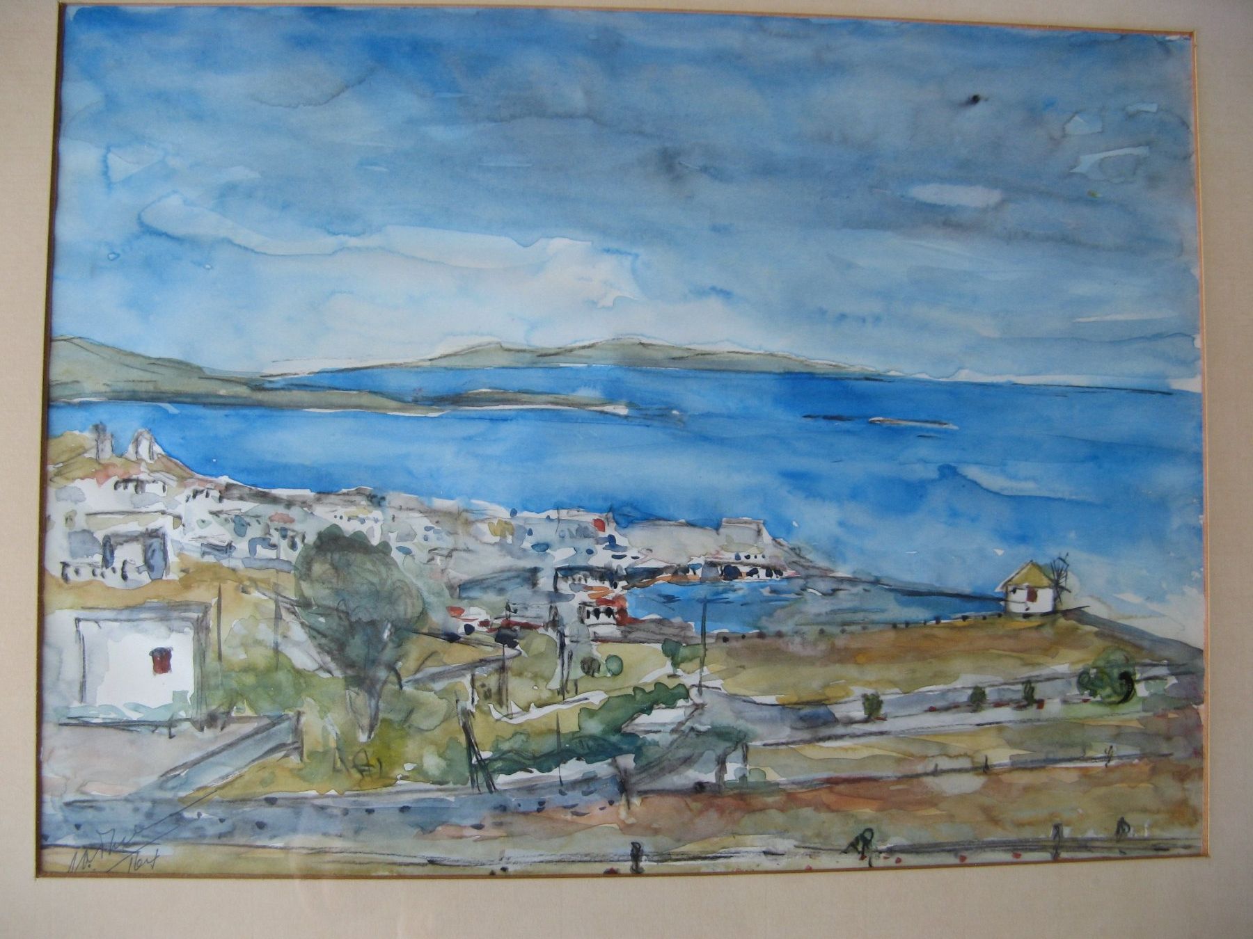 Foto & Immagini: Bild Aquarell 66,5 x 53 – Usato da Zürich venduto da apil 1