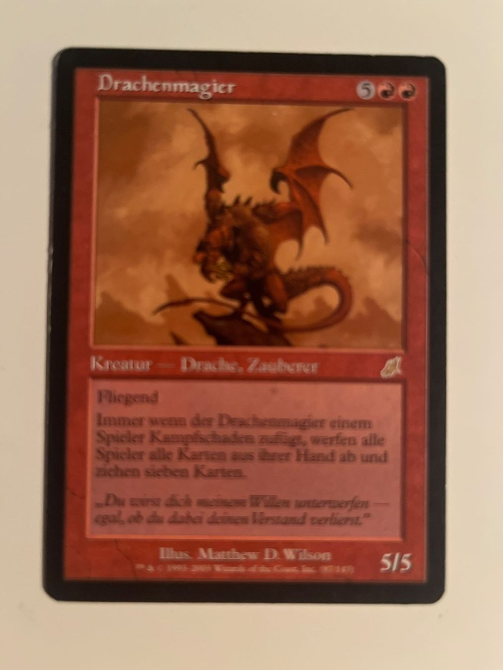 Magic The Gathering Carte collezionabili: 1 x Drachenmagier - Magic: The Gathering - MtG – Usato da Kriens venduto da Shadi1980