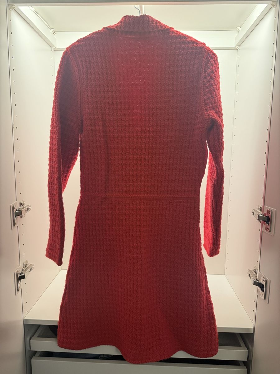 Sandro Vestiti: Sandro Red Knit Mini Dress – Nuovo (secondo la descrizione) da Neuchatel venduto da Mia_G 1