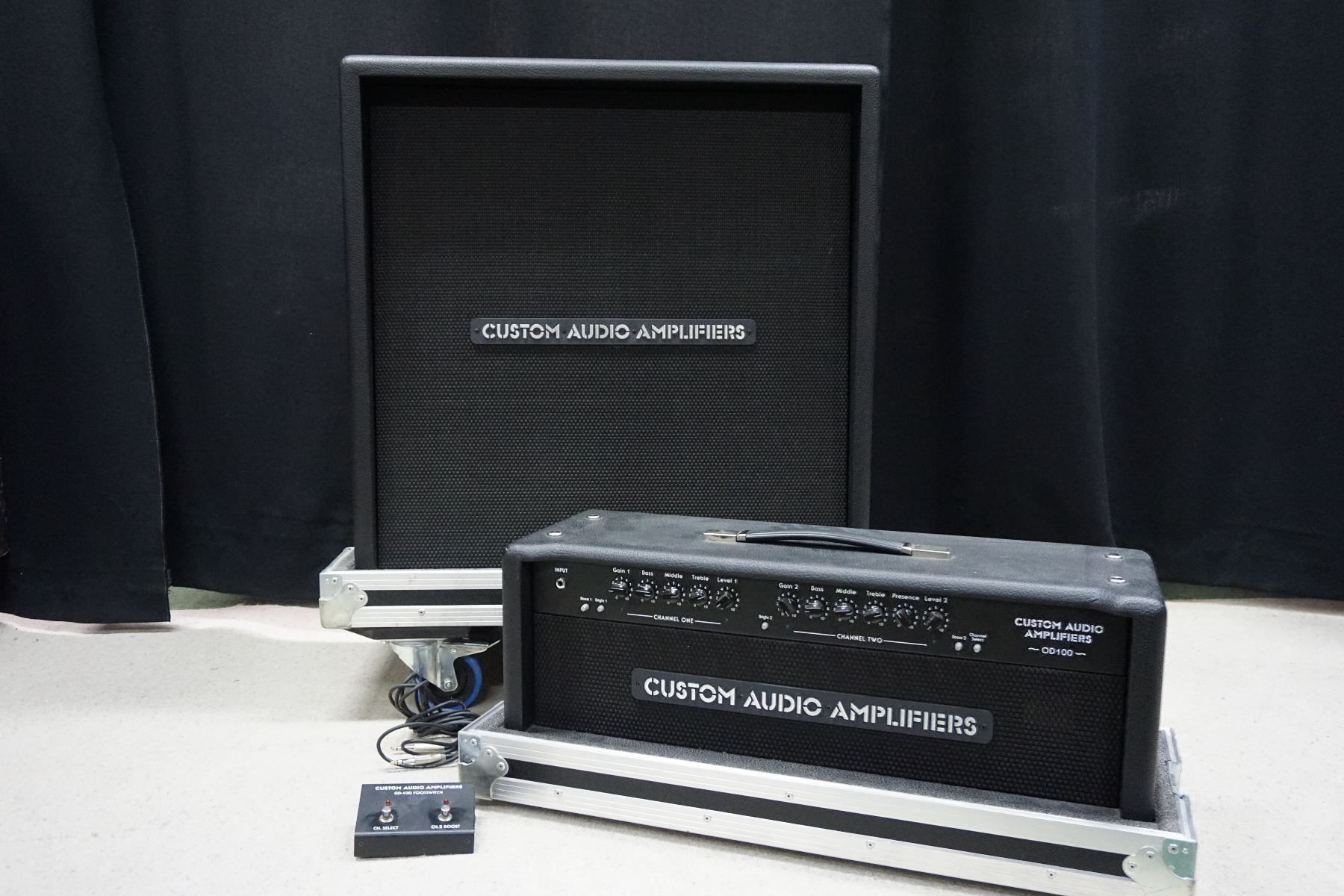 Amplificatori: Custom Audio Amplifier OD-100 4x12 Cabinet – Usato da Ortschwaben venduto da Musictrade 9