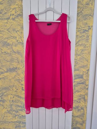 Plisseekleid, Pink, Grösse 44, ganz NEU