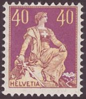 Helvetia mit Schwert, SBK 112