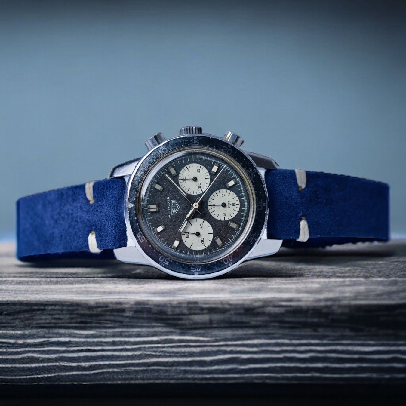 Tag Heuer Orologi: Heuer Autavia Ref.2446 C Vintage Chronograph – Usato da Morges venduto da 24time 7