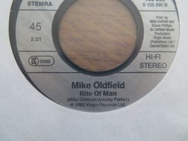 Mike Oldfield - Rite of Man / Moonlight Shadow - Single