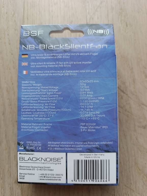 PC: 60mm Lüfter neu 4stk – Usato da Umiken venduto da ced_5rvk 1