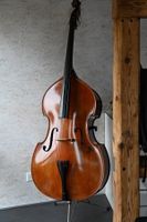 E. Wilfer 3/4 Kontrabass, vollmassiv, Bassgeige, Double Bass