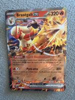 Carte Pokémon Braségali ex série aventure ensemble 024/159