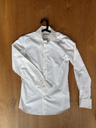 Hochwertiges Herren Hemd von Artigiano weiss Langarm