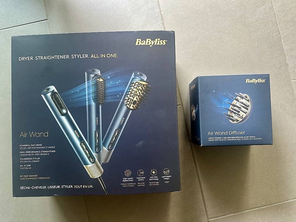 BaByliss Asciugacapelli: BaByliss Air Wand 3-in-1 + originaler Diffusor – Usato da Schaffhausen venduto da sab_xmw8