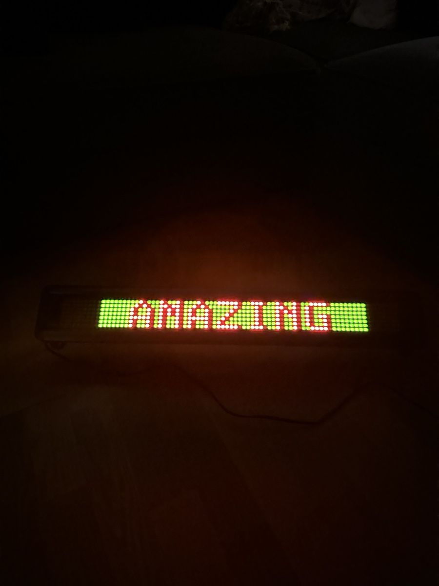 Tutte le decorazioni: LED Lauftext-Display Massage Sign – Usato da Habsburg venduto da eli_km9n 1