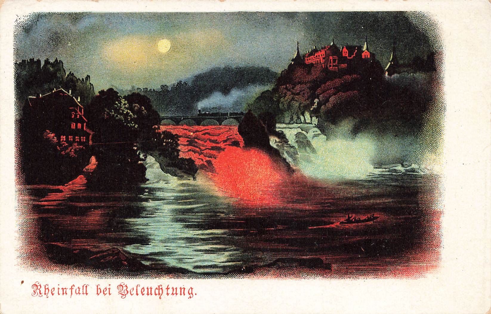Cartoline postali: Rheinfall Schaffhausen – Usato da Biasca venduto da Blenio71