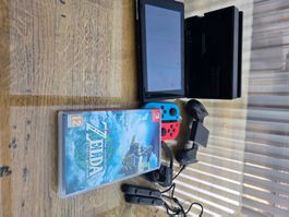 Nintendo Switch V1 (XAJ) + Dock + Zubehör | Erste Generation