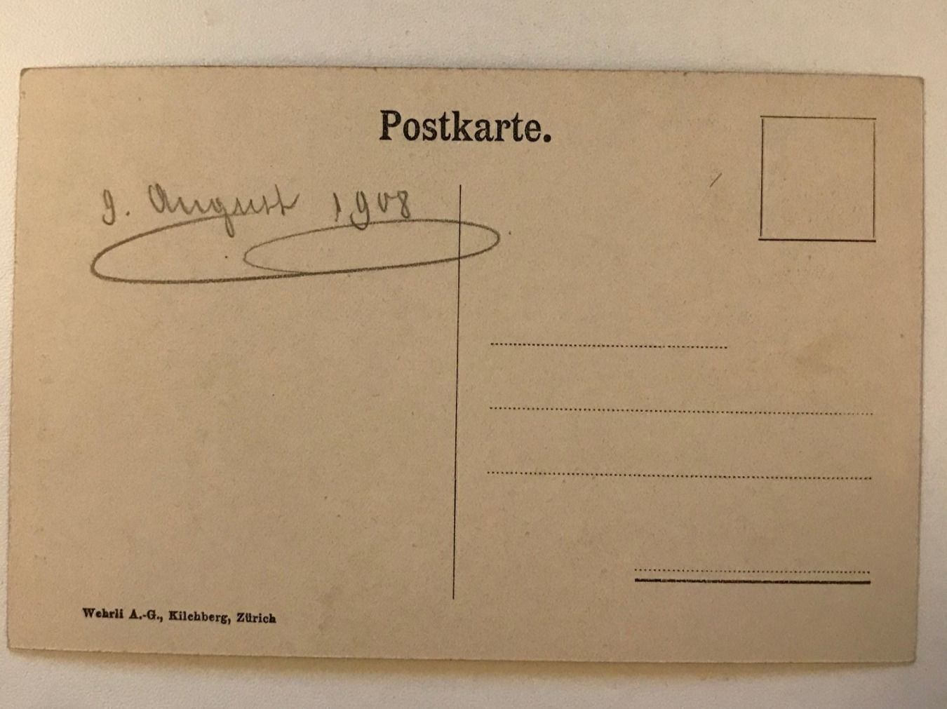 Cartoline postali: Antike Ansichtskarte Trümmelbach, oberer Fall, 1908 – Nuovo (secondo la descrizione) da Zürich venduto da Tarafo5 1