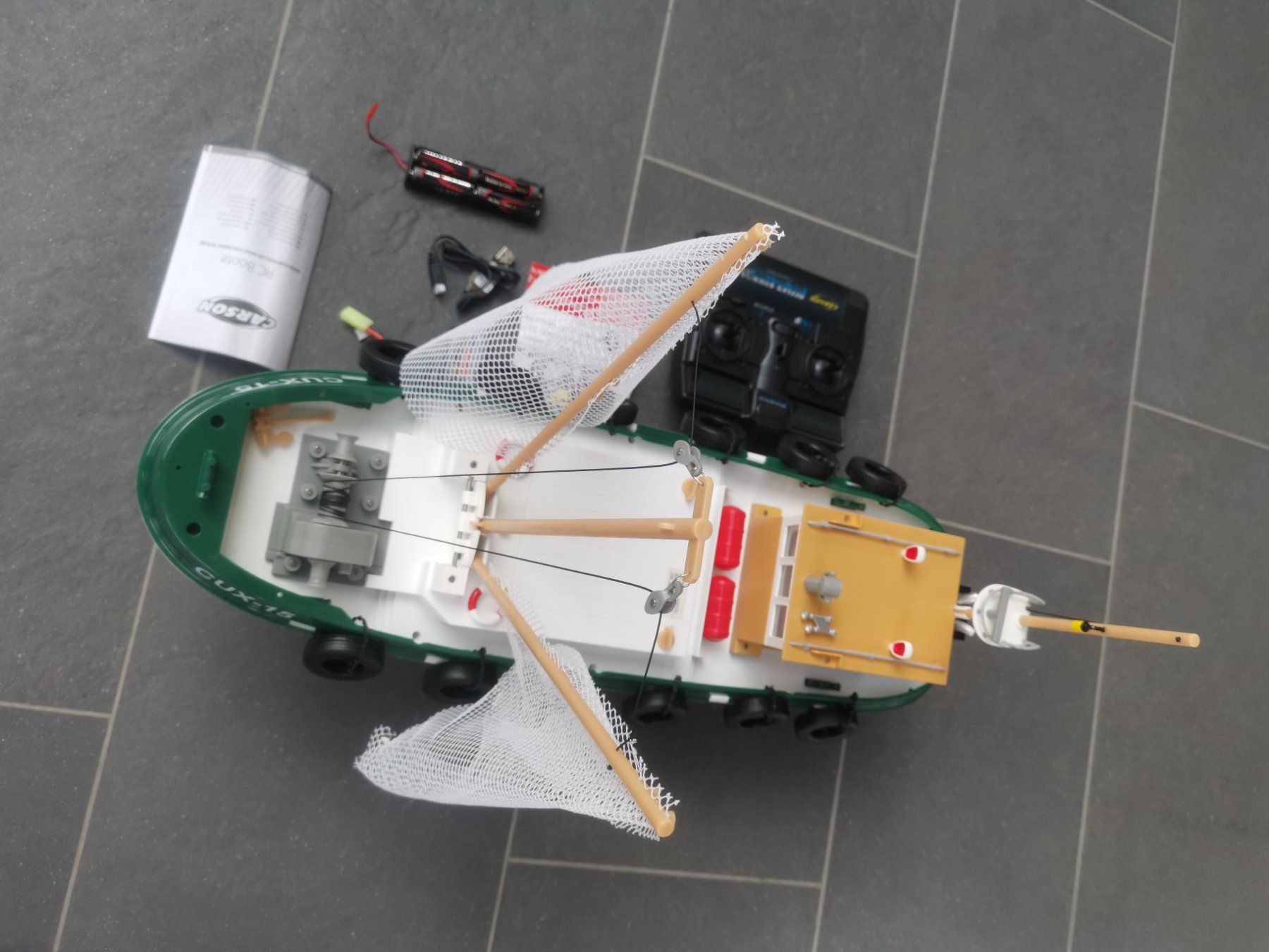 Carson Modellismo RC: CARSON Cux-15 RTR RC-Fischkutter – Nuovo (secondo la descrizione) da Kirchberg BE venduto da sonne88 1