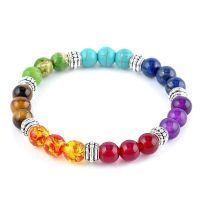 ✅ Armband der 7 Chakren aus Stein - Bracelet des 7 Chakra