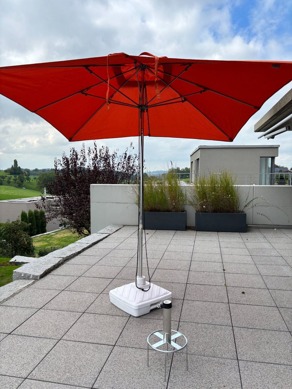 Doppler Sonnenschirm 2,60m x 2,60m inkl. Stnder (Gebraucht) in  Hggenschwil fr CHF 30  nur Abholung auf Ricardo kaufen