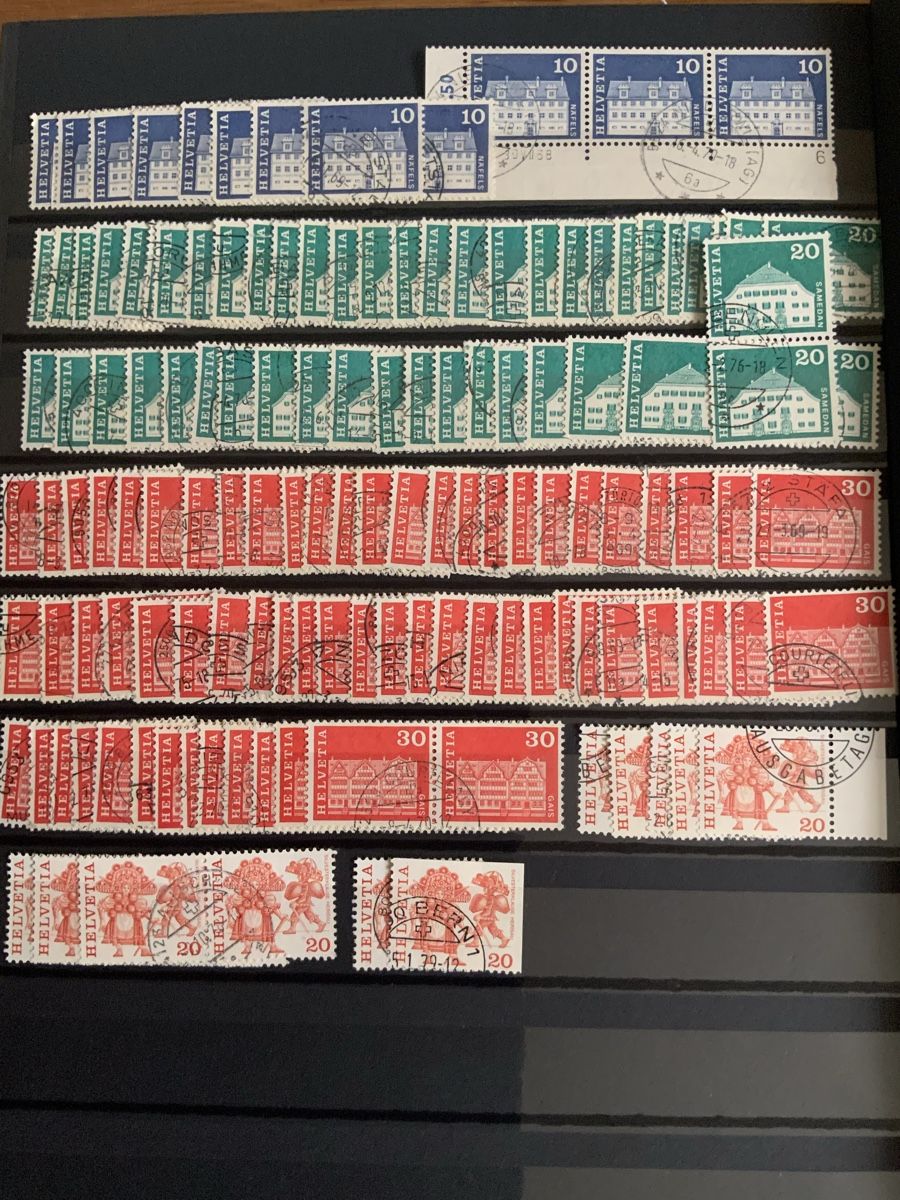 Alle Briefmarken: Briefmarken Schweiz – Gebraucht aus Binningen von chr_cr5n 8