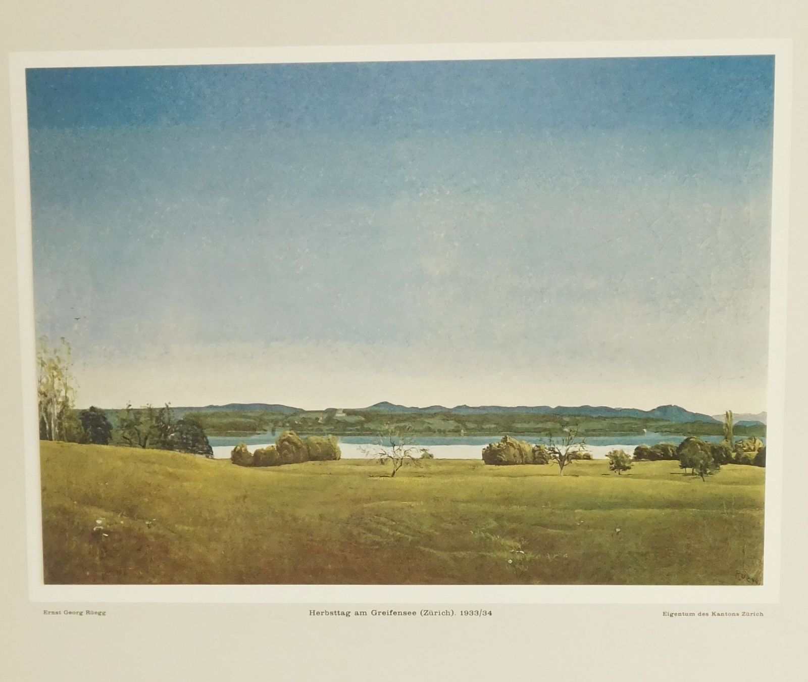 Libri: Kunstmappe ERNST GEORG RÜEGG + Original-Dokument Kunsthaus – Usato da Emmenbrücke venduto da Ulisse-22 4