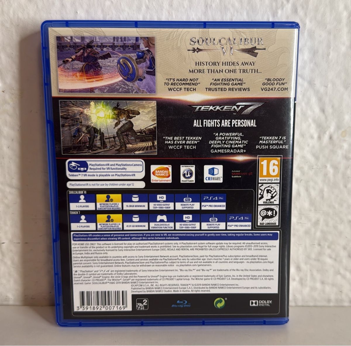Sony Spiele: PS4/PS5 Game Soulcalibur VI Tekken 7 Bundle – Gebraucht aus Ehrendingen von bubulence 2