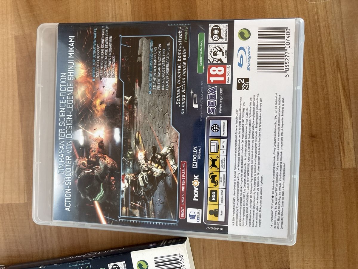 Giochi: PS3 Game Vanquish – Usato da Rümlang venduto da euqinom16 1